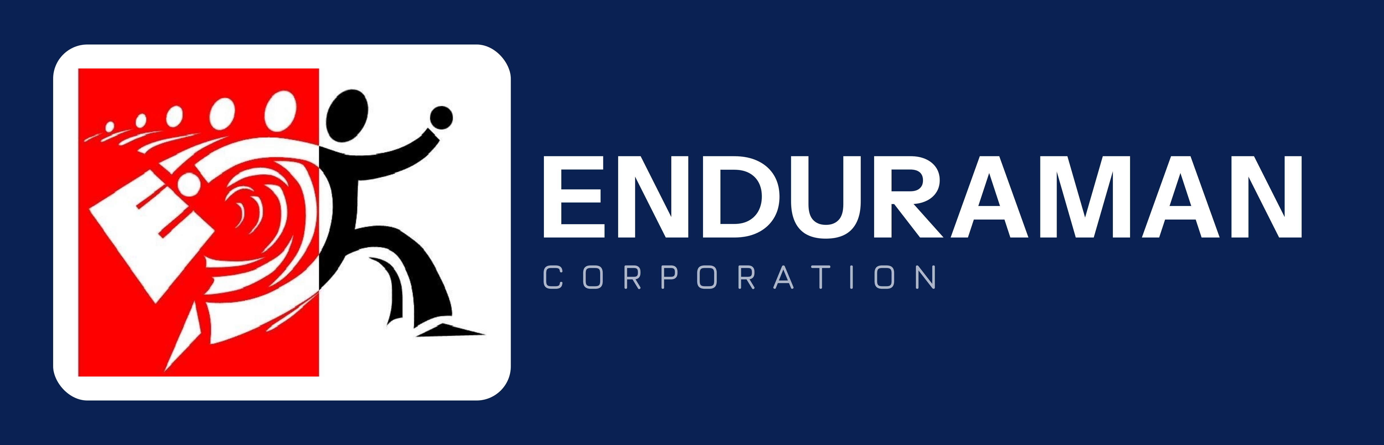 Enduraman horizontal lockup, dark